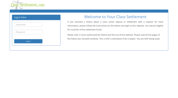 class-settlement.com