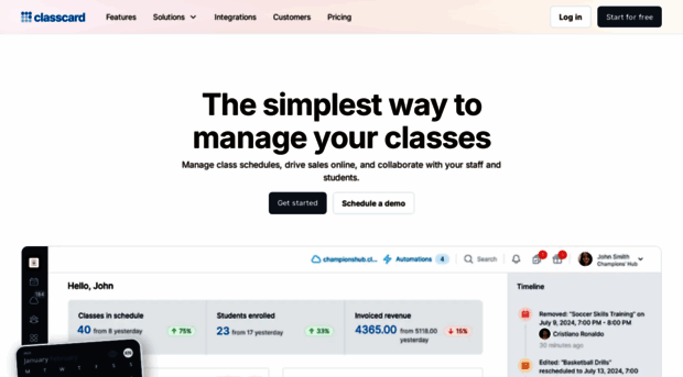 classcardapp.com