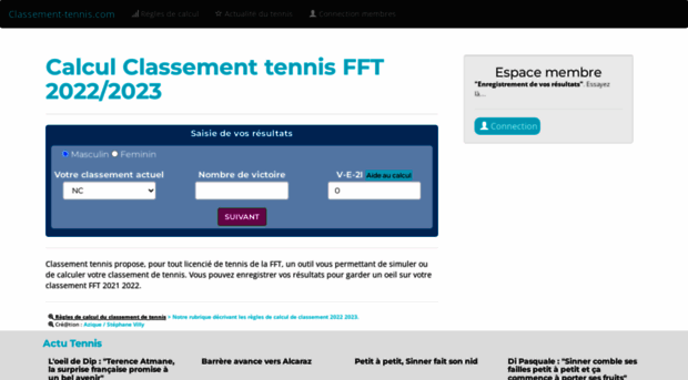 classement-tennis.com