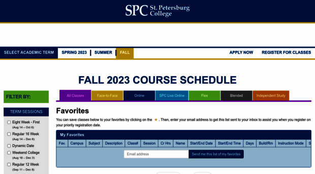 classes.spcollege.edu