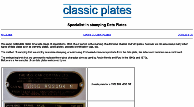 classic-plates.com