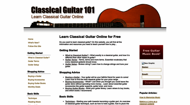 classicalguitar101.org