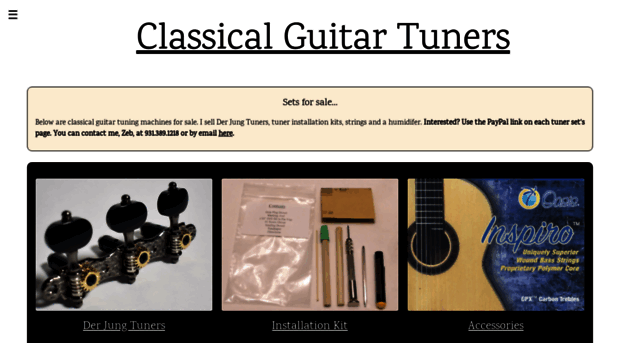 classicalguitartuners.com