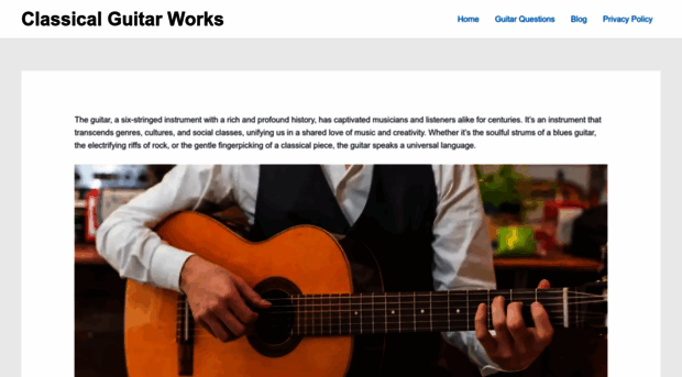 classicalguitarworks.com