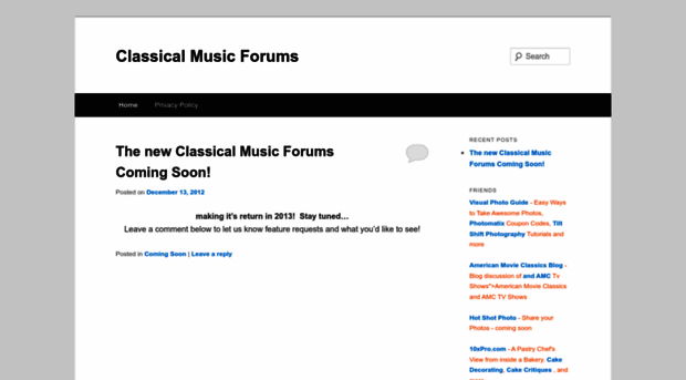 classicalmusicforums.com