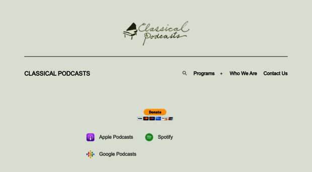 classicalpodcasts.com