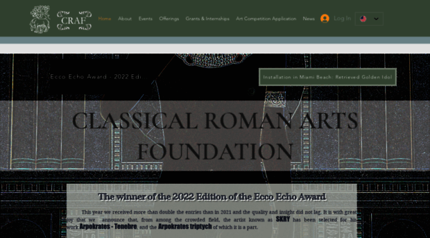 classicalromanartsfoundation.org