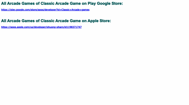 classicarcadegames.xyz