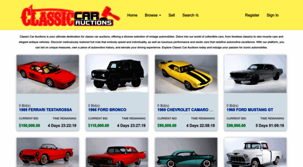 classiccarauctions.com