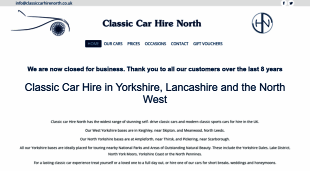 classiccarhirenorth.co.uk