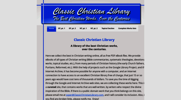 classicchristianlibrary.com