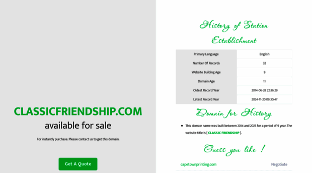 classicfriendship.com