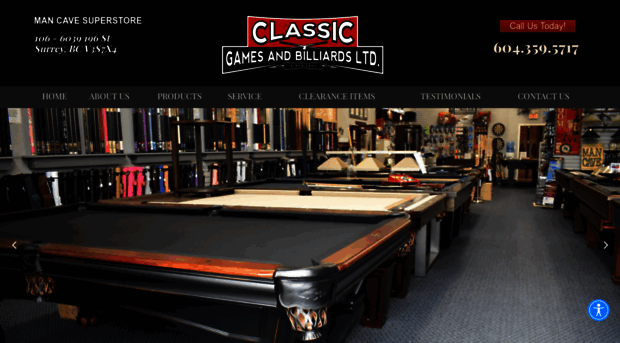 classicgamesandbilliards.com