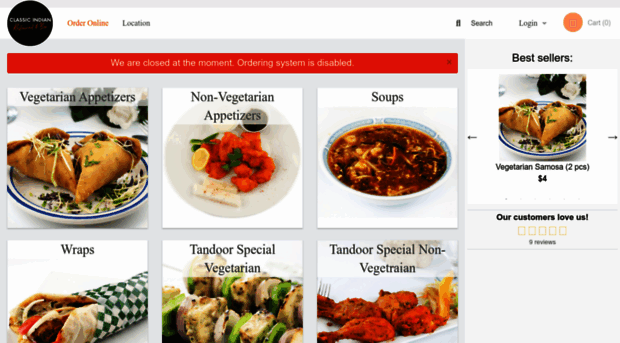 classicindianrestaurant.com