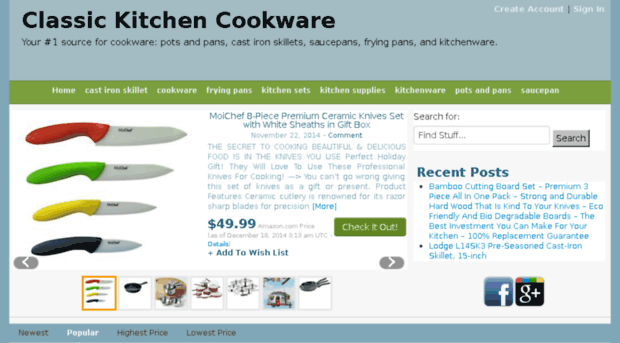 classickitchencookware.com