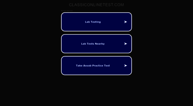 classiconlinetest.com