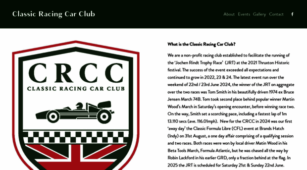 classicracingcarclub.com