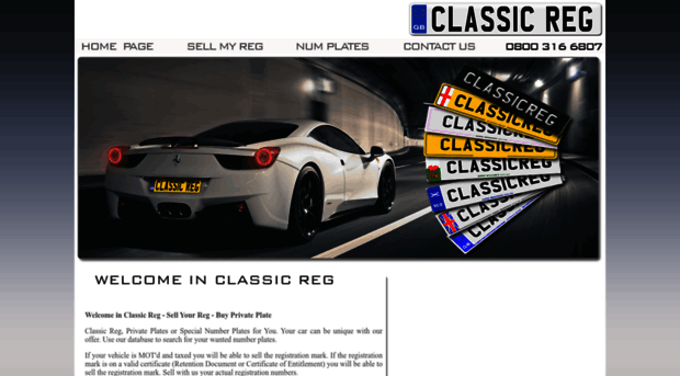 classicreg.co.uk