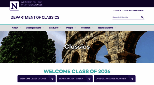 classics.northwestern.edu