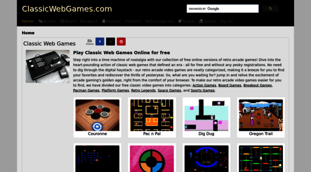 classicwebgames.com