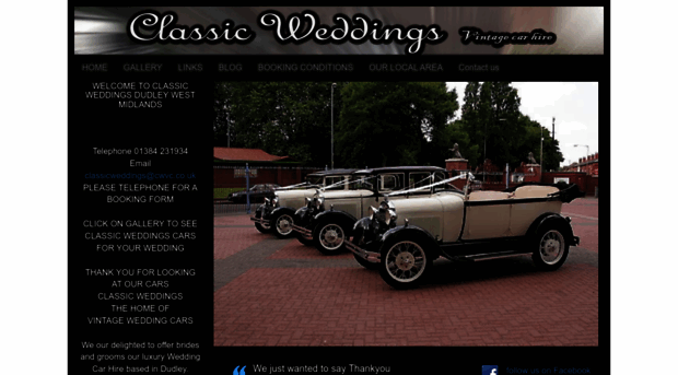 classicweddingsvintagecars.com