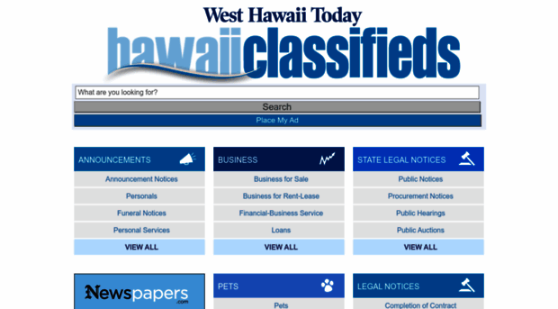 classified.westhawaiitoday.com