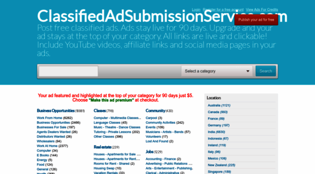 classifiedadsubmissionservice.com