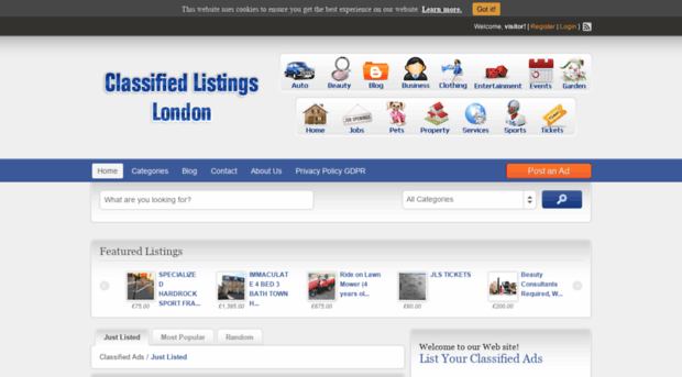 classifiedlistingslondon.com