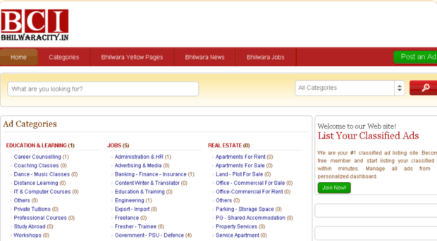 classifieds.bhilwaracity.in