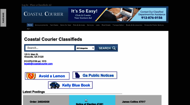 classifieds.coastalcourier.com