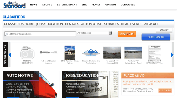 classifieds.elliotlakestandard.ca