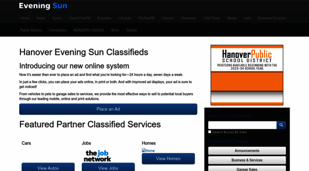 classifieds.eveningsun.com