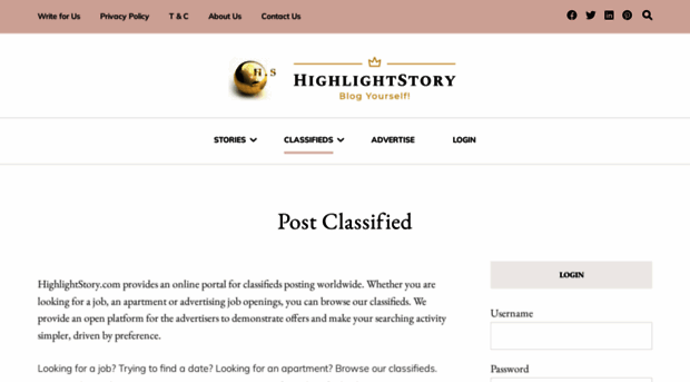 classifieds.highlightstory.com