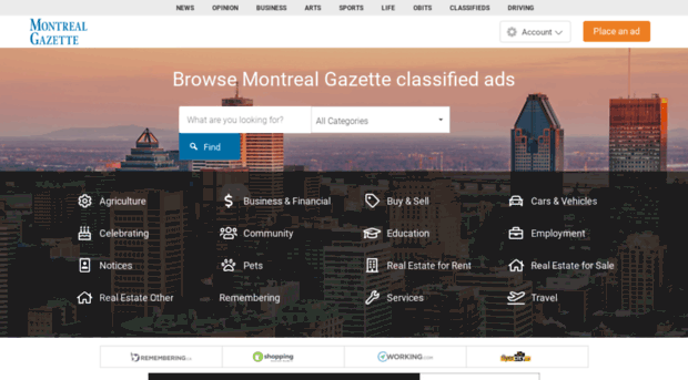 classifieds.montrealgazette.com