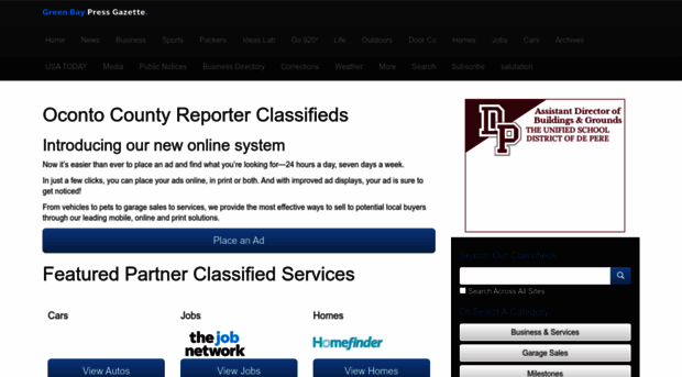 classifieds.ocontocountyreporter.com