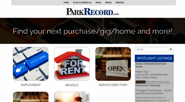 classifieds.parkrecord.com