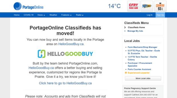 classifieds.portageonline.com