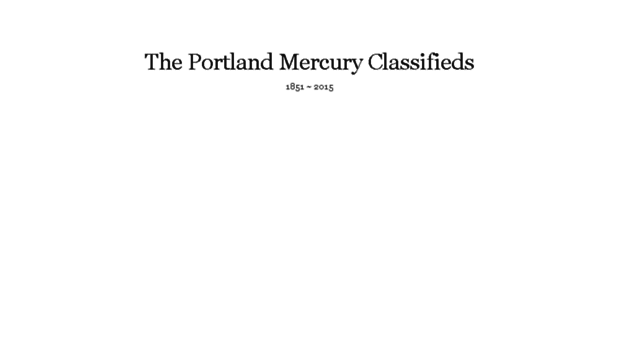 classifieds.portlandmercury.com