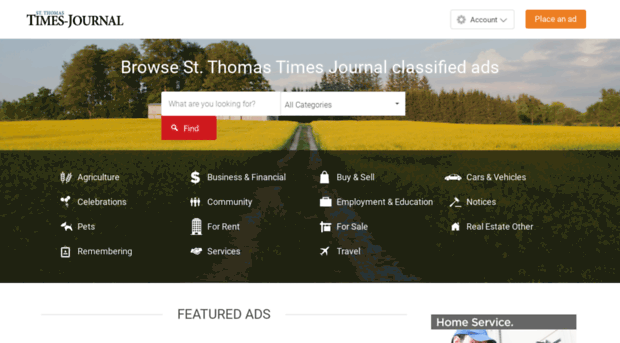 classifieds.stthomastimesjournal.com
