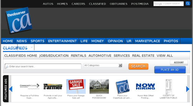 classifieds.theobserver.ca