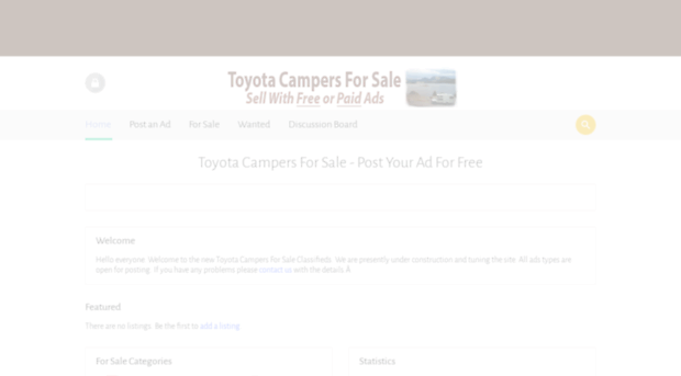 classifieds.toyotamotorhome.org