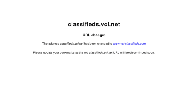 classifieds.vci.net