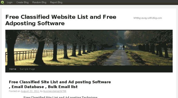 classifiedsitelist.blog.com