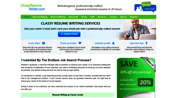 classyresumewriter.com