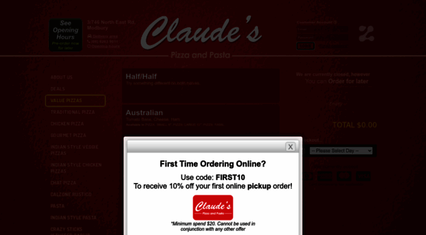 claudespizzabar.com.au