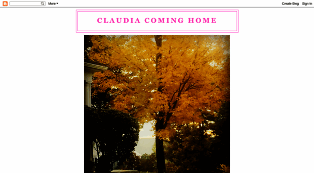 claudiacominghome.com