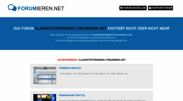 claudistestergebnis.forumieren.net