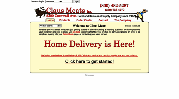 clausmeats.com