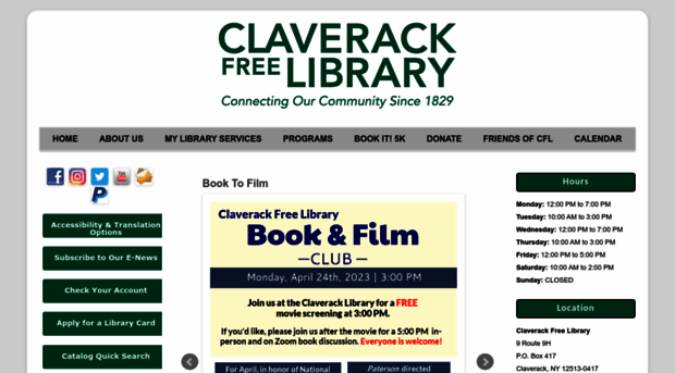 claveracklibrary.org