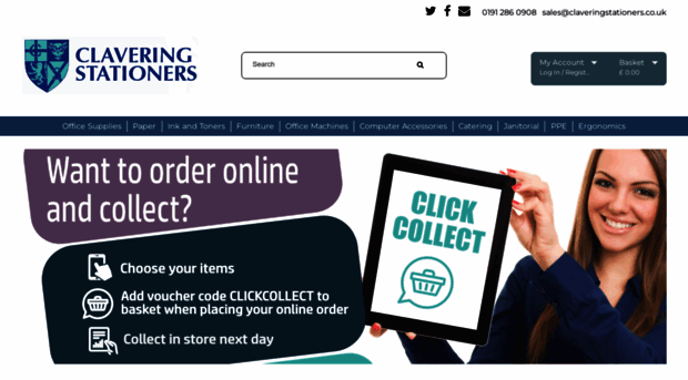 claveringstationers.co.uk